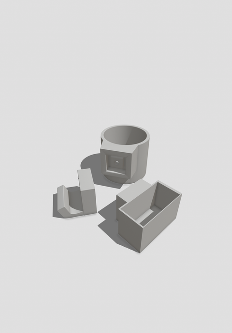 FREE (Community Submitted Asset) People's Clamp X Phone Box, Hook, Cup Holder by: George Evan