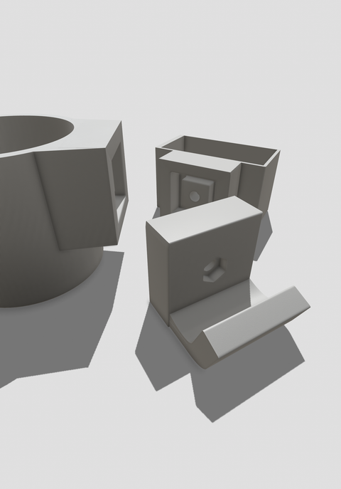 FREE (Community Submitted Asset) People's Clamp X Phone Box, Hook, Cup Holder by: George Evan